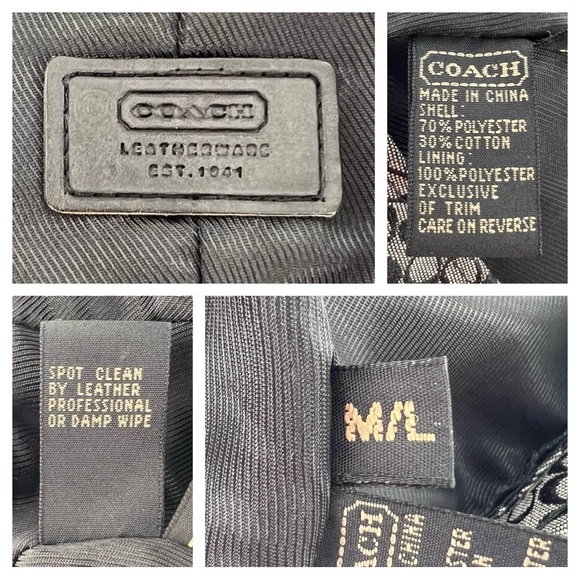 Coach Mini Signature Logo Baseball Hat - Picture 11 of 12